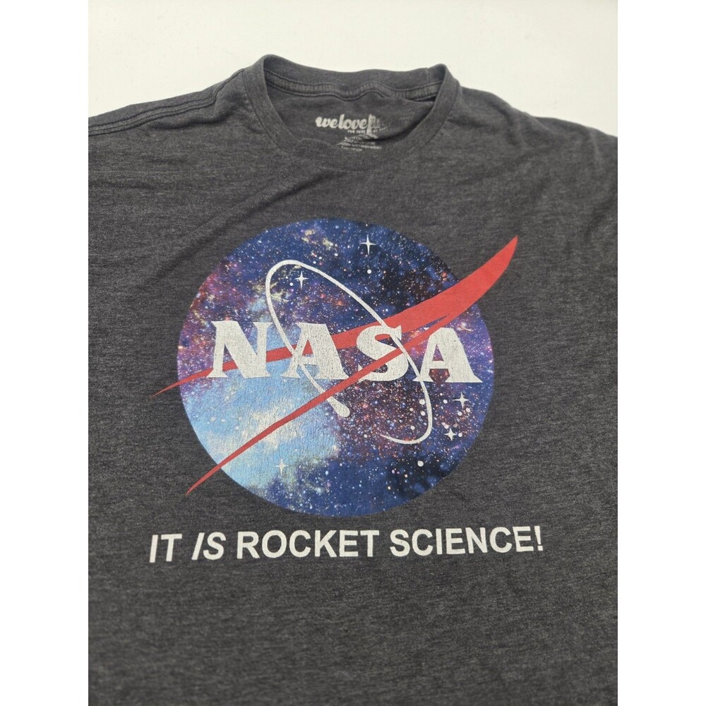 NASA It Is Rocket Science Shirt Gray XXL NASA Logo